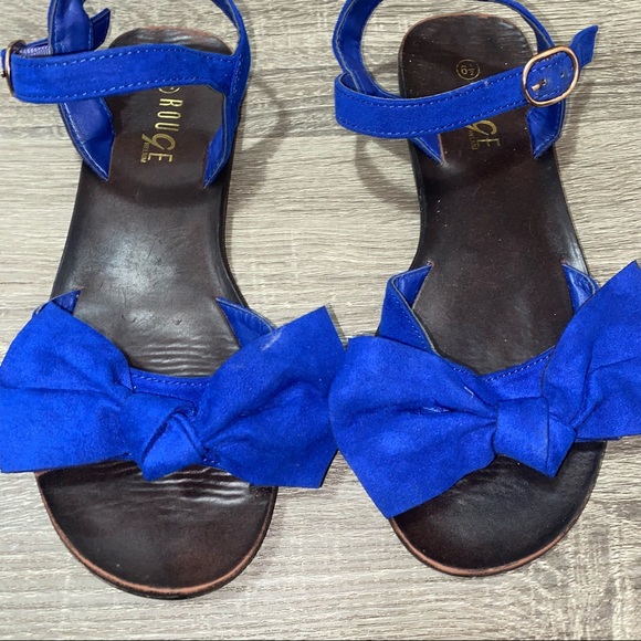 Rouge Helium Shoes - Blue sandals